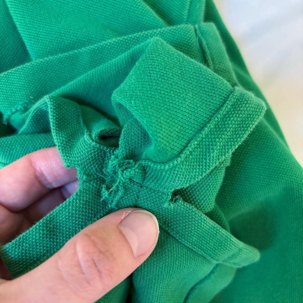 Polo Ralph Lauren Green Men's Polo Short Sleeve Shirt 100% Cotton XL - Picture 6 of 7